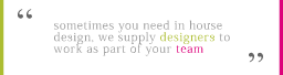Onsite Graphic Design Support |